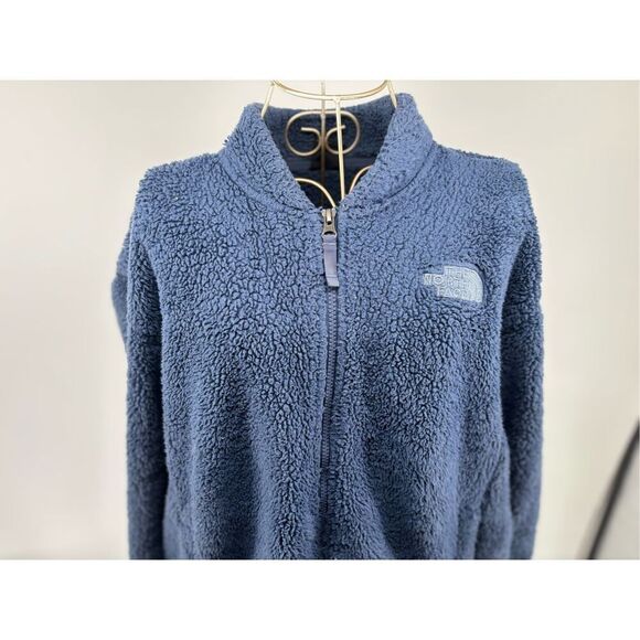 The North Face Women Osito Jacket Sherpa Fleece Urban Navy Size XL - Picture 9 of 13